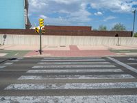 Zaragoza, Spain: Zebra Crossing and Traffic Lights