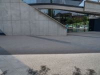 Zaragoza: Urban Landscape with Hard Shadow on Gravel Surface