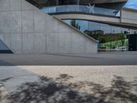 Zaragoza: Urban Landscape with Hard Shadow on Gravel Surface