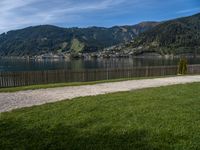 Zell am See, Austria: Clear Sky and Mountain Lake