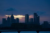 Zhuzhou China Cityscape at Dawn 001