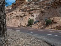 Zion National Park Landscape Road