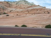 Road in Zion National Park, USA: A Journey Through Majestic Mountains