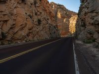 Zion National Park, Utah: Road Surrounded by Mountains