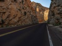 Zion National Park, Utah: Road Surrounded by Mountains