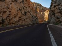 Zion National Park, Utah: Road Surrounded by Mountains