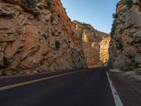 Zion National Park, Utah: Road Surrounded by Mountains