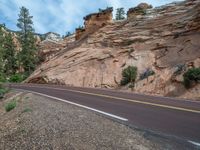 Zion National Park: Asphalt Road Through Utah's Breathtaking Landscape