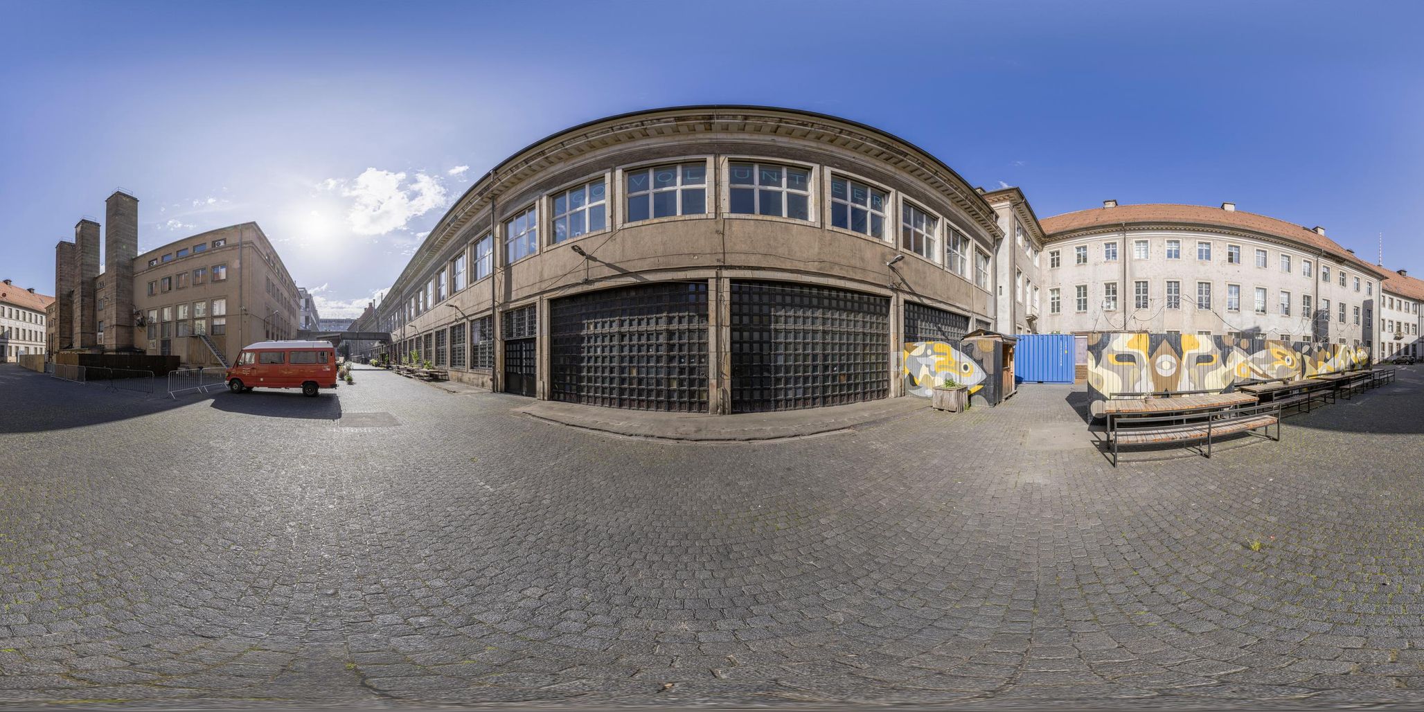 Berlin Architecture: Embracing City Life under a Clear Sky - HDRi Maps and Backplates