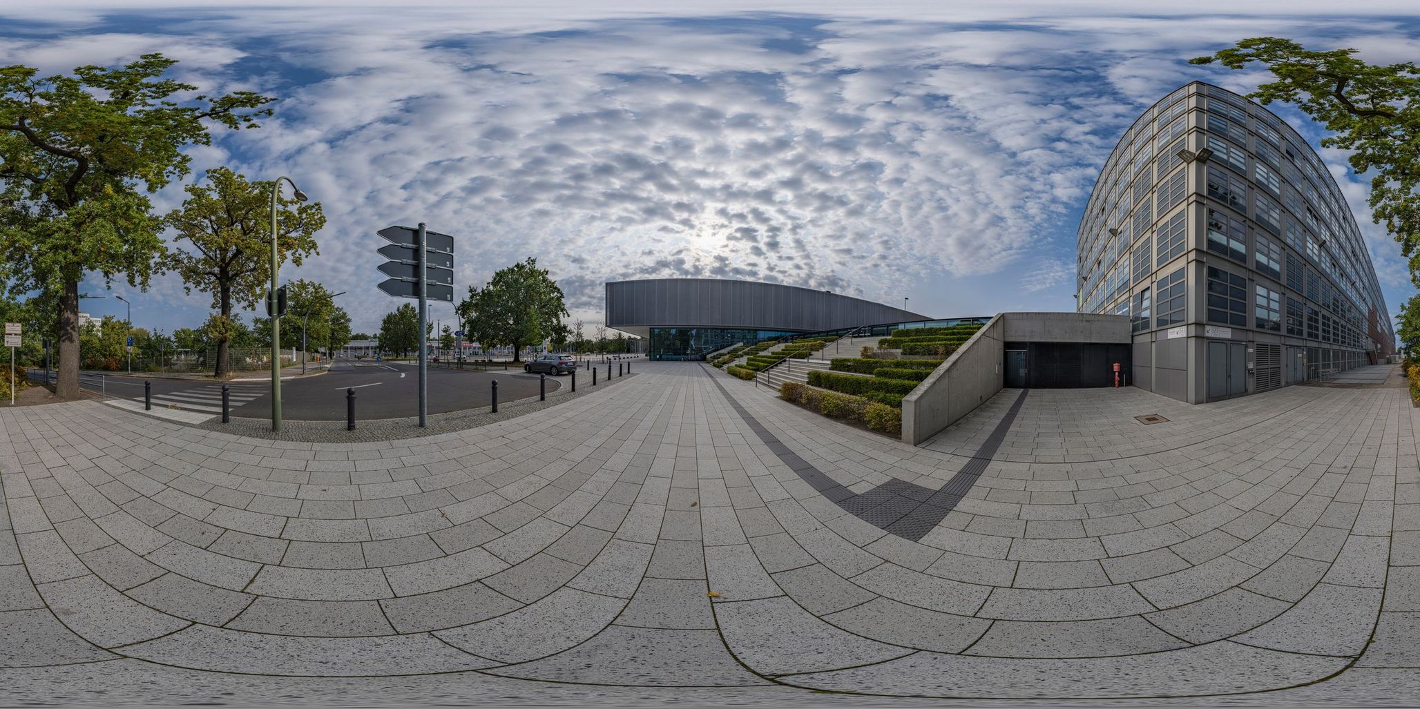 Berlin's Financial District Where Urban Meets Nature HDRi Maps and Backplates