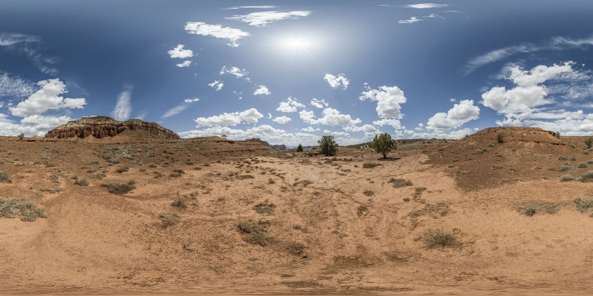 Capitol Reef, Utah: An Open Space Landscape - HDRi Maps and Backplates