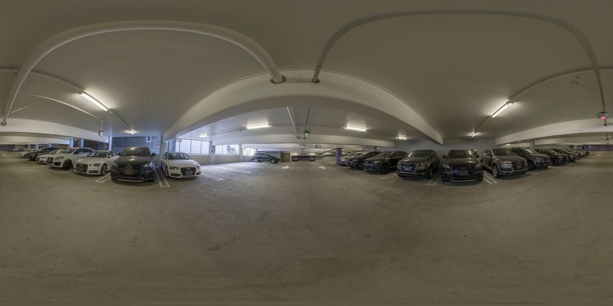 City Parking Garage: A Showcase of Architecture - HDRi Maps and Backplates
