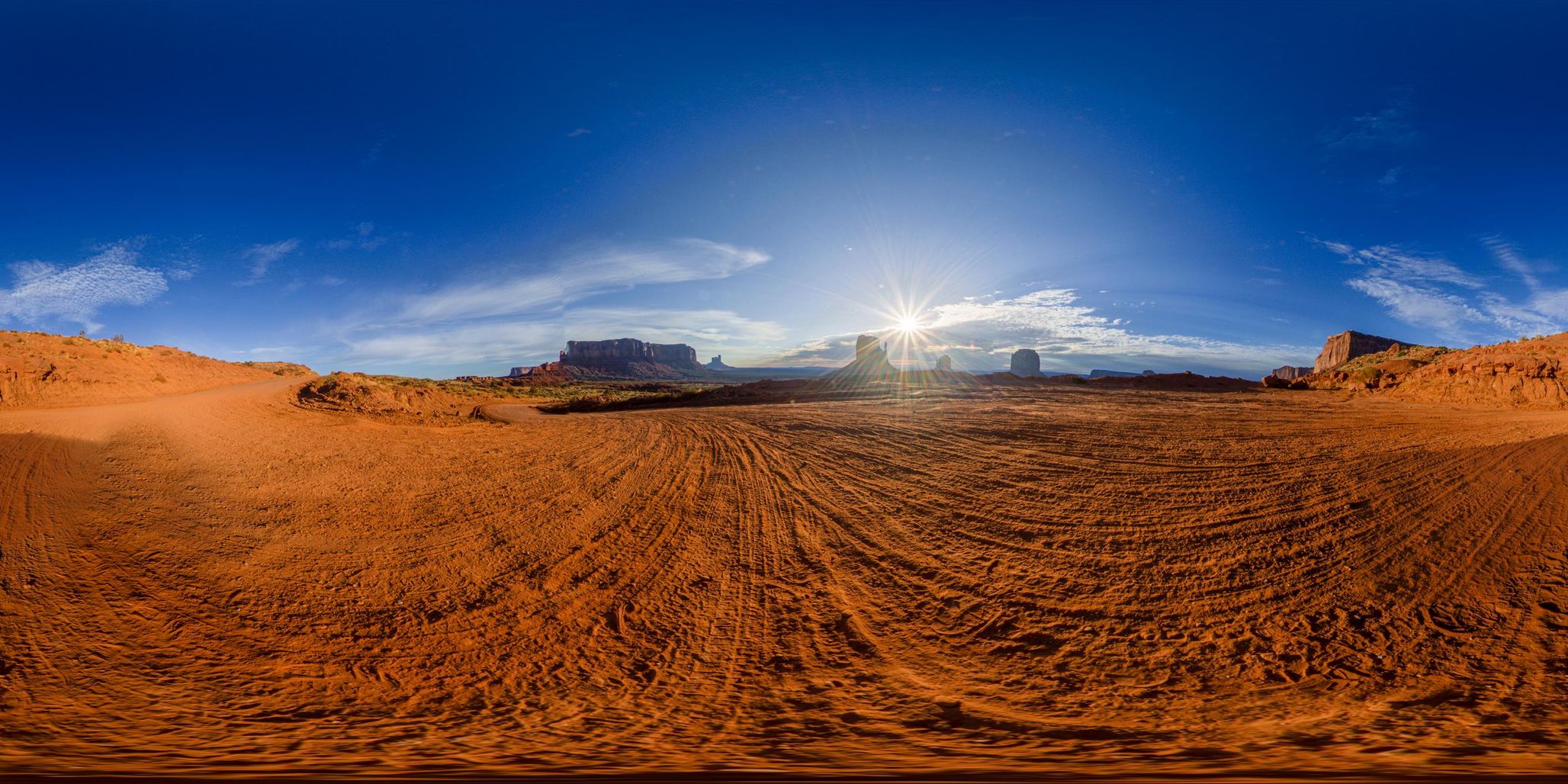 Colorado Desert at Dawn A Road Through the Mountains HDRi Maps and