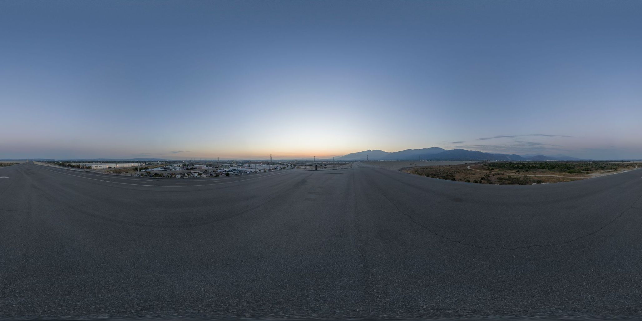 An Empty Road at Sunset in Los Angeles, California - HDRi Maps and ...