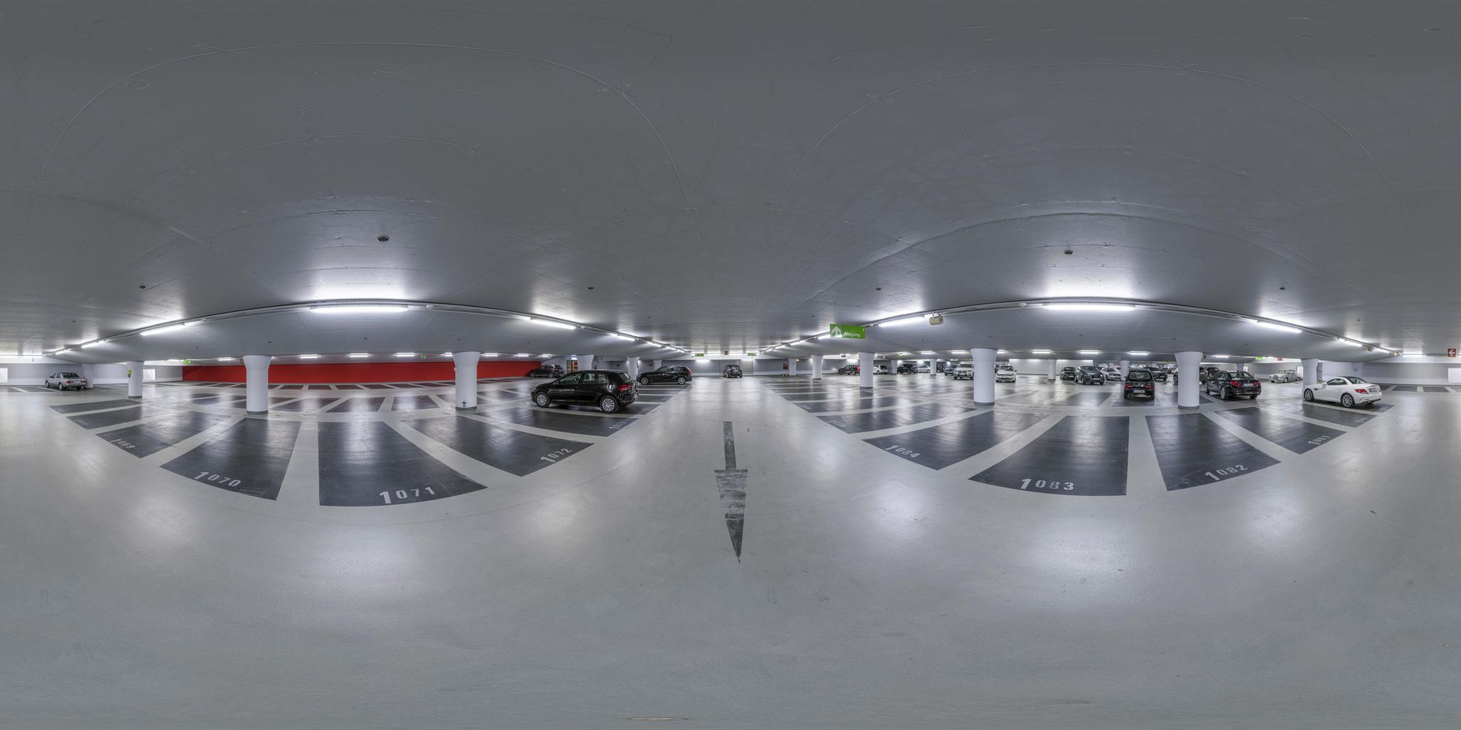 Indoor Parking Lot: Vehicles and Modern Architecture - HDRi Maps and ...