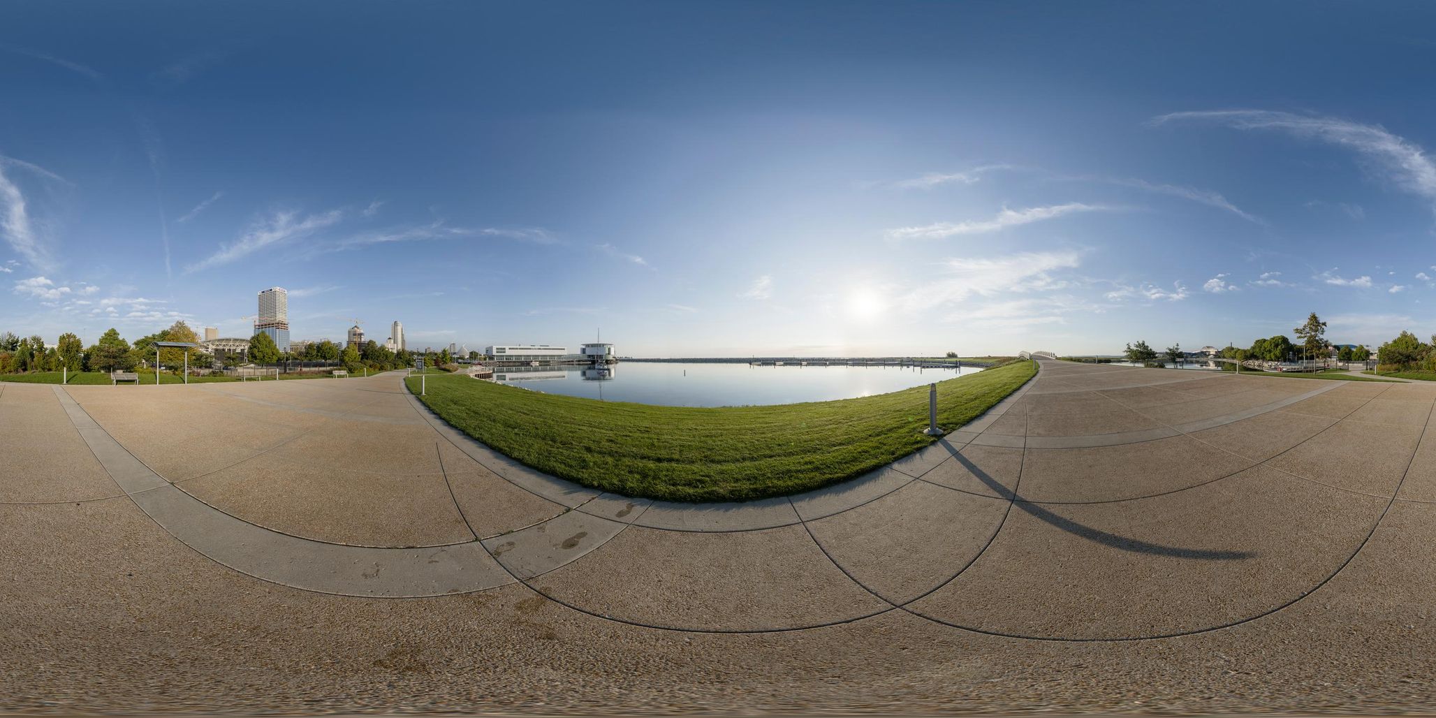 Milwaukee, Wisconsin: A Panoramic Dawn View - HDRi Maps and Backplates