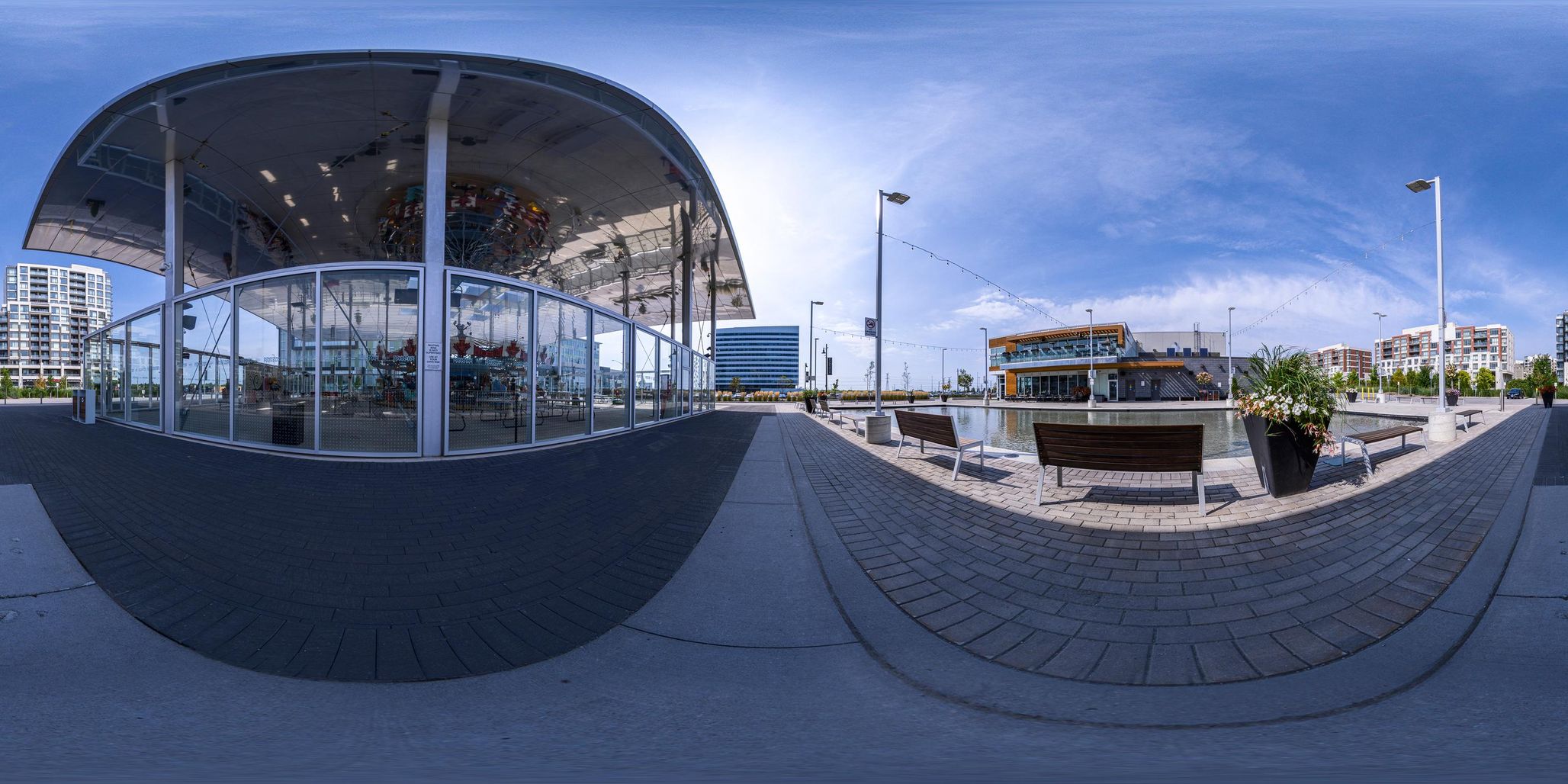 Modern Architecture: A Bus Stop in Toronto - HDRi Maps and Backplates