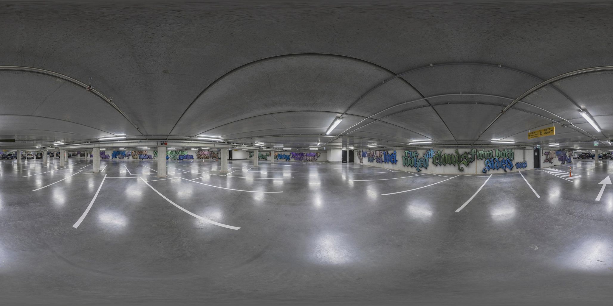 Modern Architecture in Holland Underground Platform HDRi Maps and