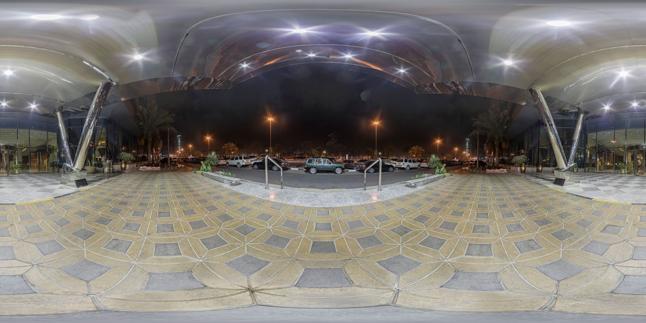 Night View of a Modern City from a High-Class Building - HDRi Maps and ...