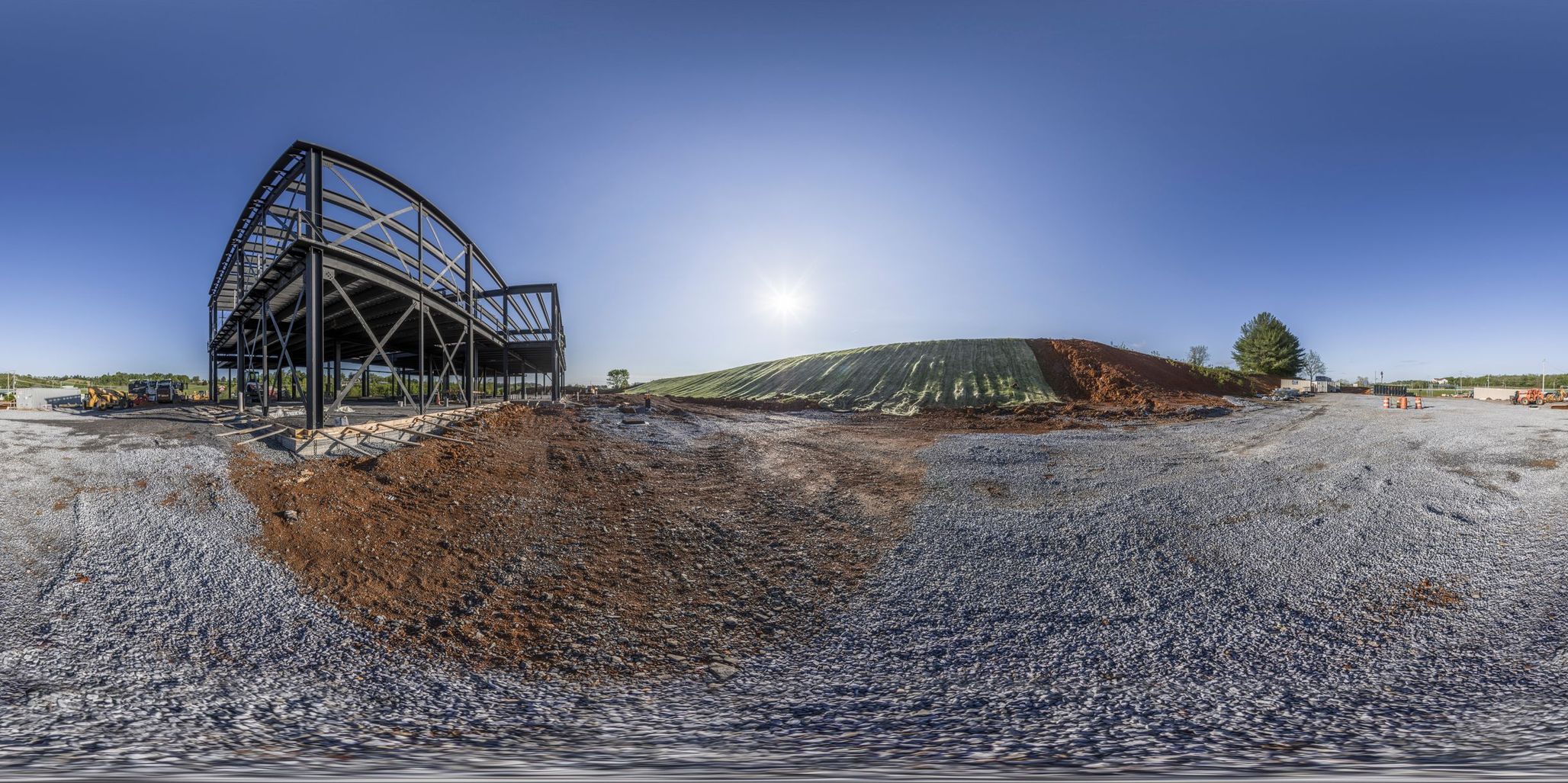 Open-Air Tunnel in the Desert: A View of the Dirt Mound - HDRi Maps and ...