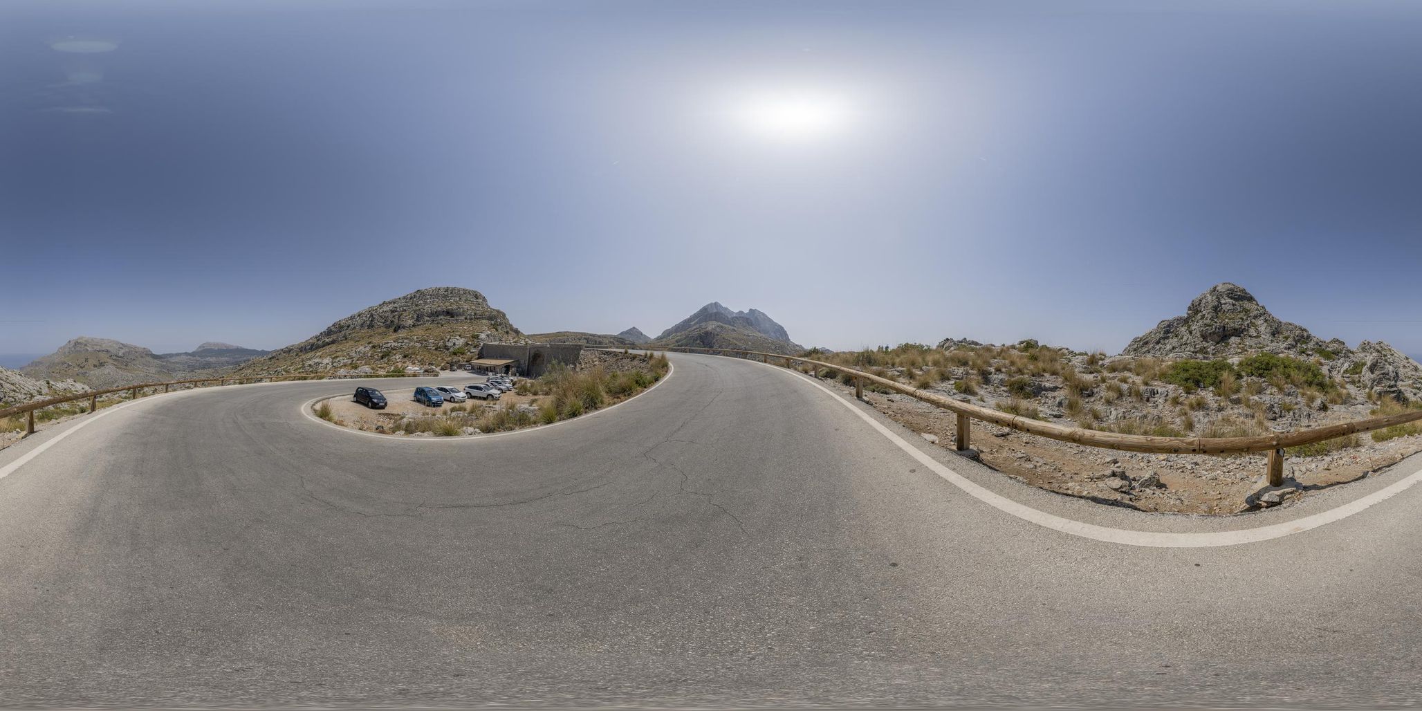 Scenic Drive on Coastal Roads in Mallorca, Spain - HDRi Maps and Backplates