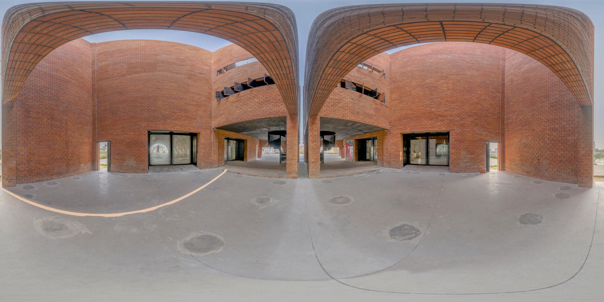 Skateboarder on a Ramp in an Indoor Space - HDRi Maps and Backplates