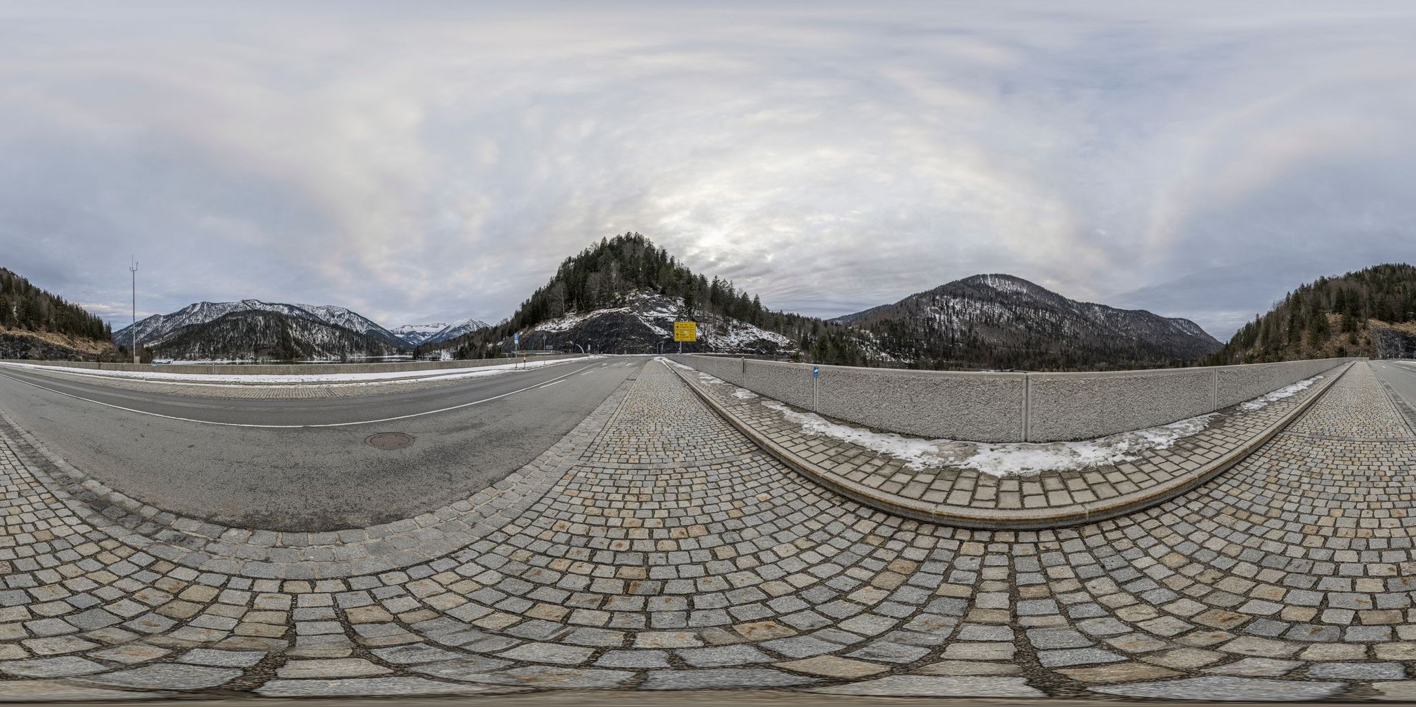 Skateboarder Ramp Reflection: European Landscape - HDRi Maps and Backplates