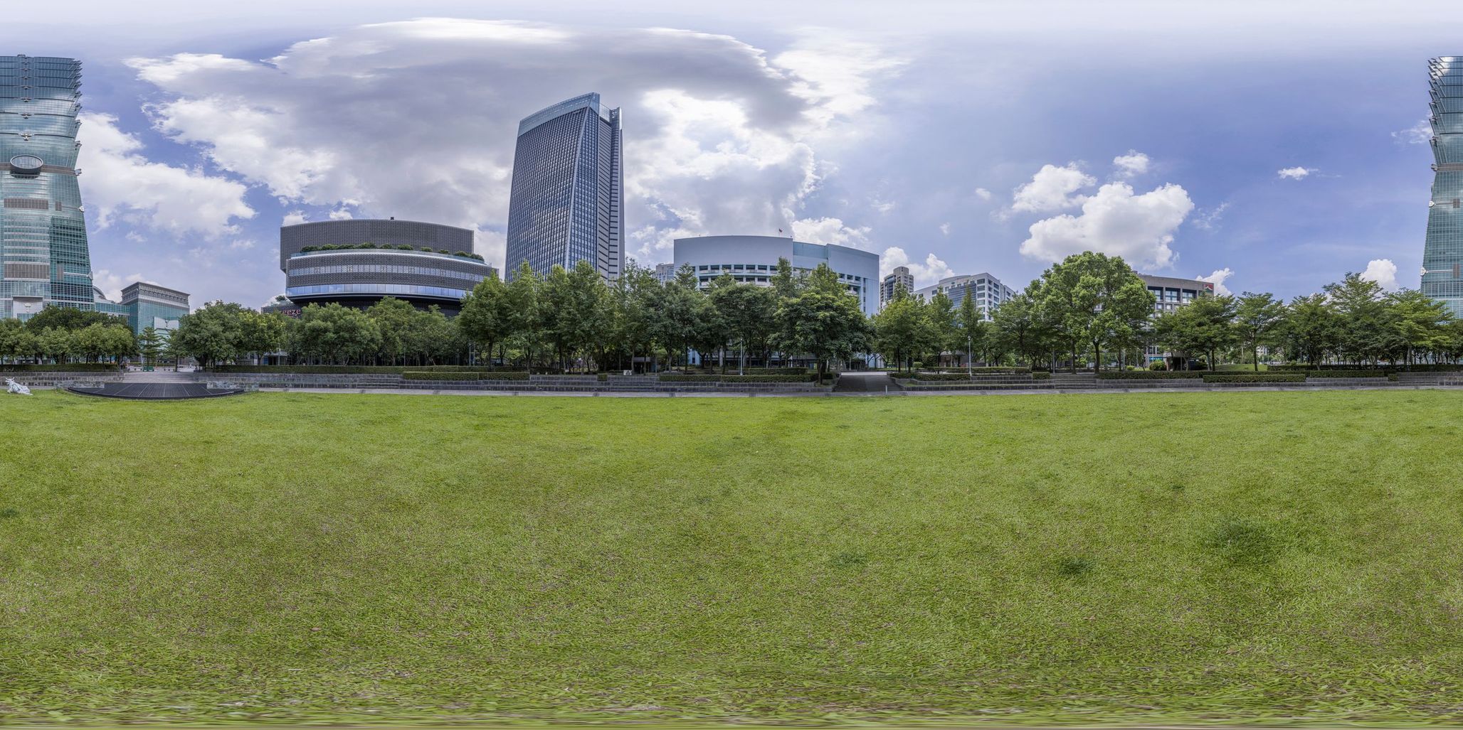 Taipei City Park: An Urban Landscape - HDRi Maps and Backplates