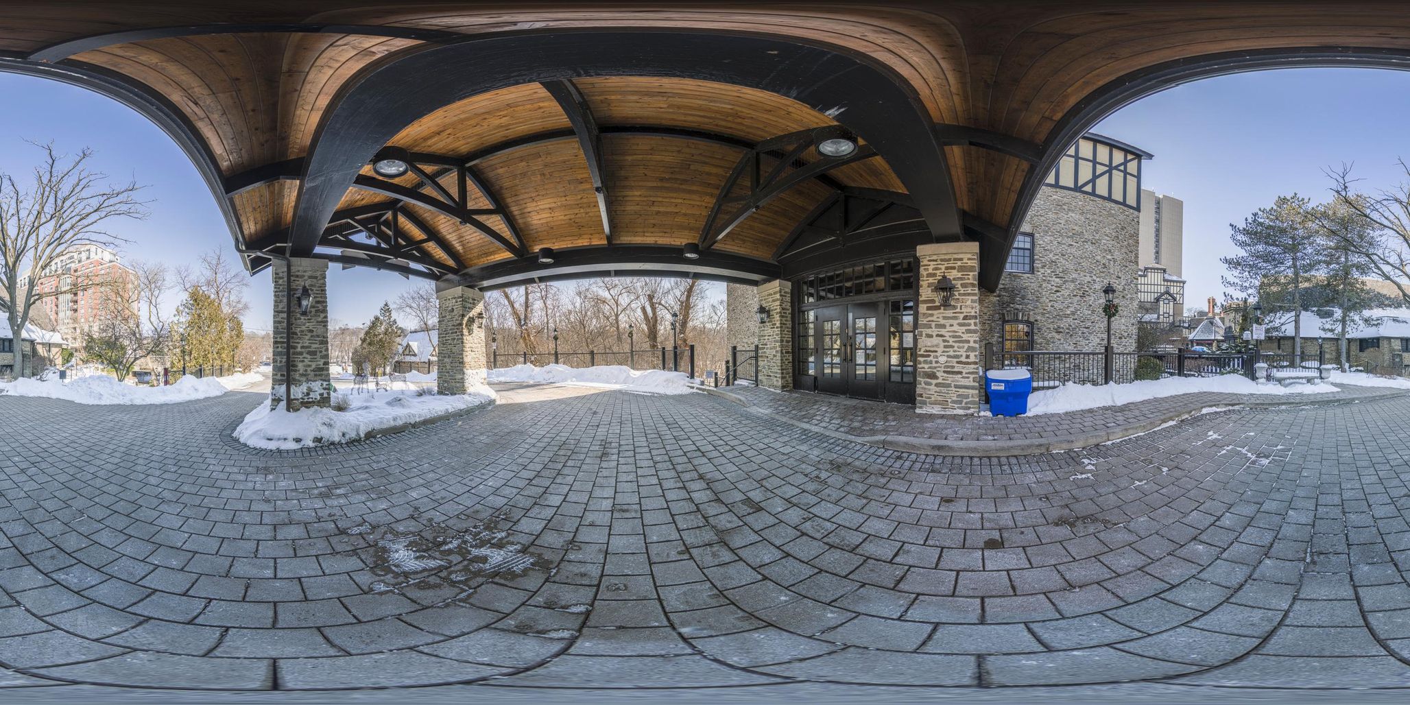 Toronto Park Modern Pavilion Architecture HDRi Maps And Backplates