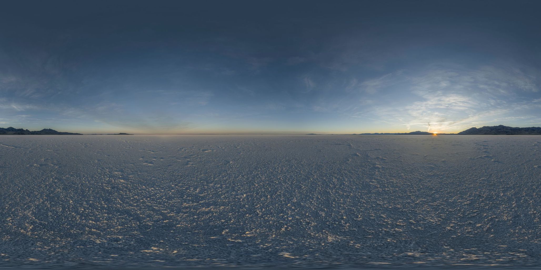 Utah Mountain Range at Sunset: A Clear Sky and Serene Landscape - HDRi ...
