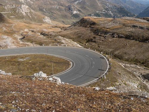 Austria Mountain Road with Switchbacks - HDRi Maps and Backplates