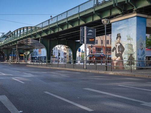 Berlin, Germany: Road, Asphalt, and Bridge - HDRi Maps and Backplates