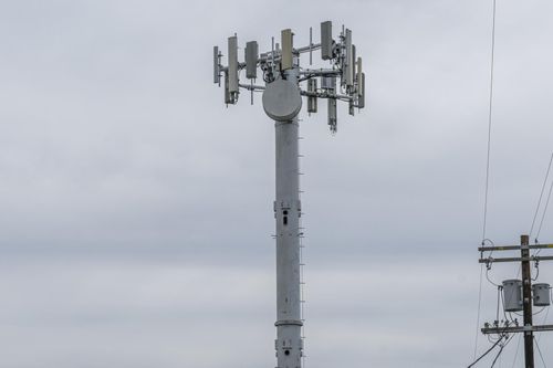 Cell Phone Tower with Power Lines and Telephone Towers - HDRi Maps and ...