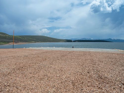 Utah Landscape: Boat Ramp and Lake in the USA - HDRi Maps and Backplates