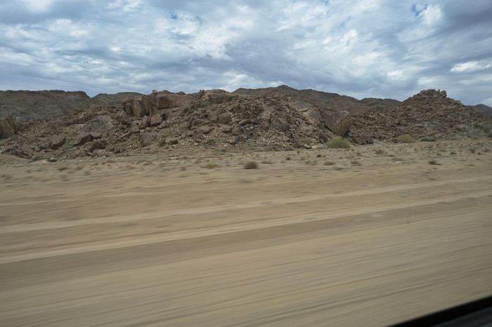 Endless Road in the African Desert - HDRi Maps and Backplates