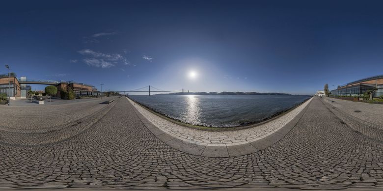 Coastal City Life in Lisbon, Portugal