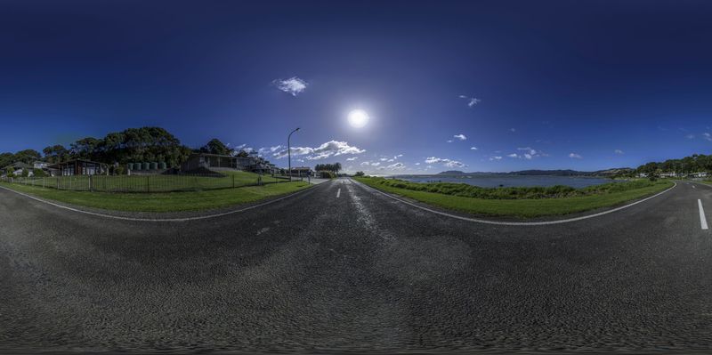 Scenic Landscape with Mountain and Lake - HDRi Maps and Backplates