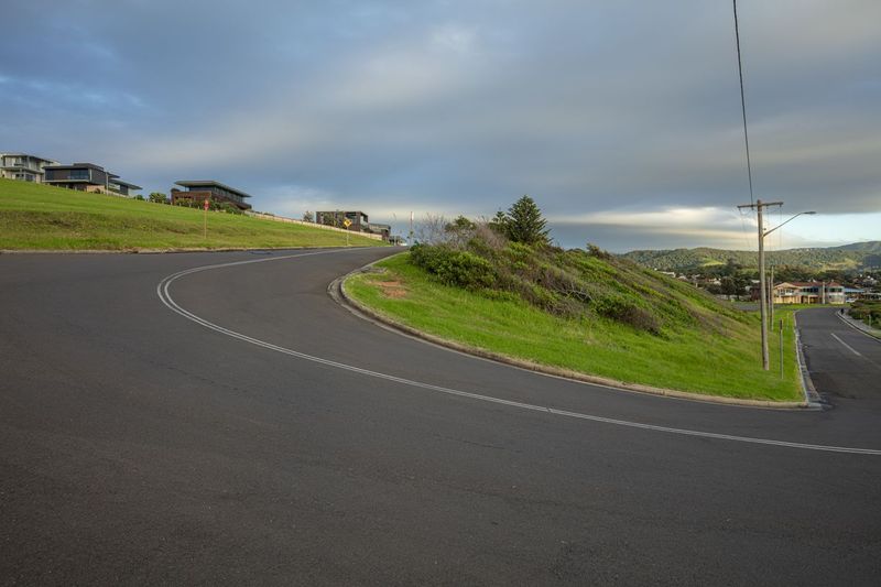 Scenic Coastal Road with Lush Vegetation - HDRi Maps and Backplates