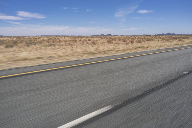 Endless Road Through African Landscape HDRi Maps and Backplates