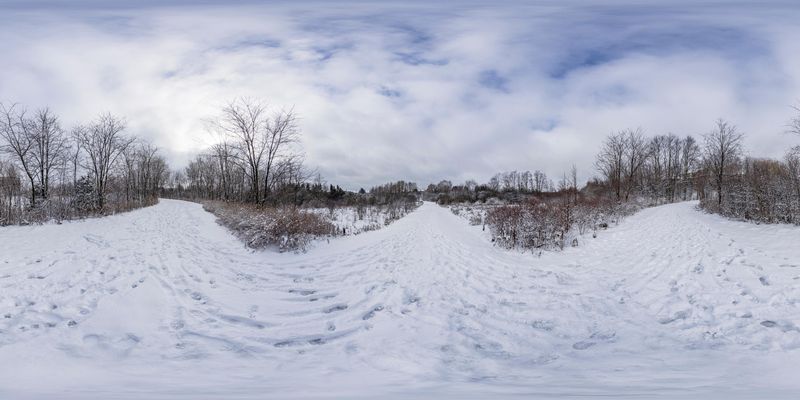 Dawn Landscape in Ontario, Canada HDRi Maps and Backplates