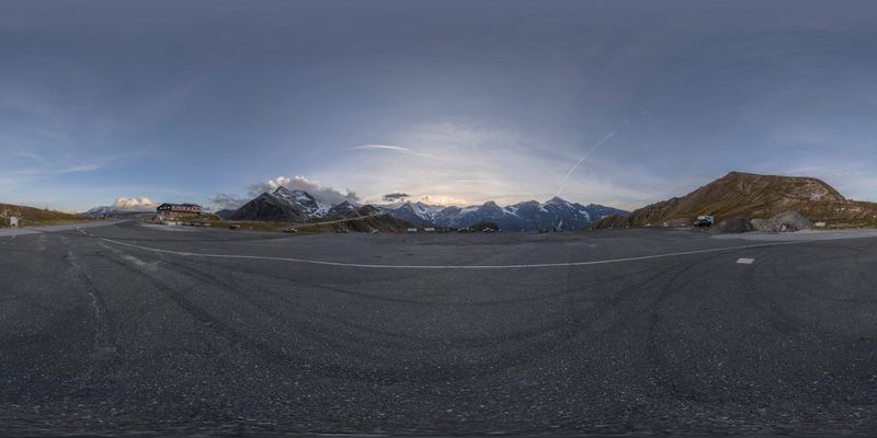 Break of Day in the Austrian Highlands - HDRi Maps and Backplates