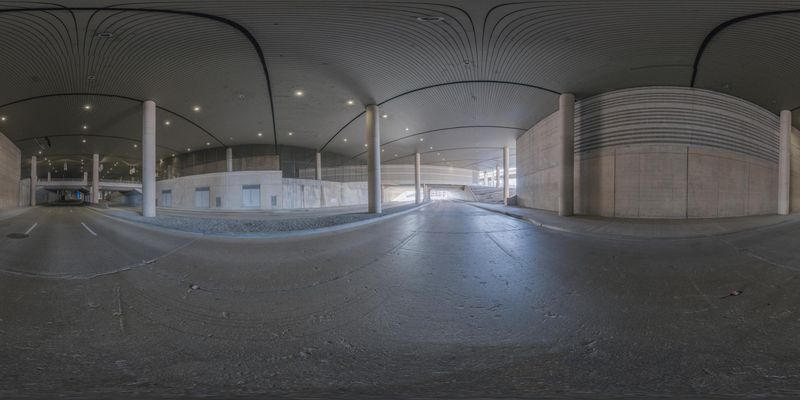 Urban Road Structure HDRi Maps and Backplates