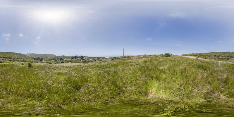 California Landscape with Open Grass Fields HDRi Maps and Backplates