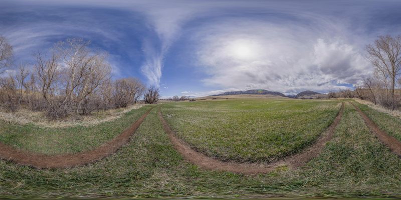 Endless Road in Colorado HDRi Maps and Backplates