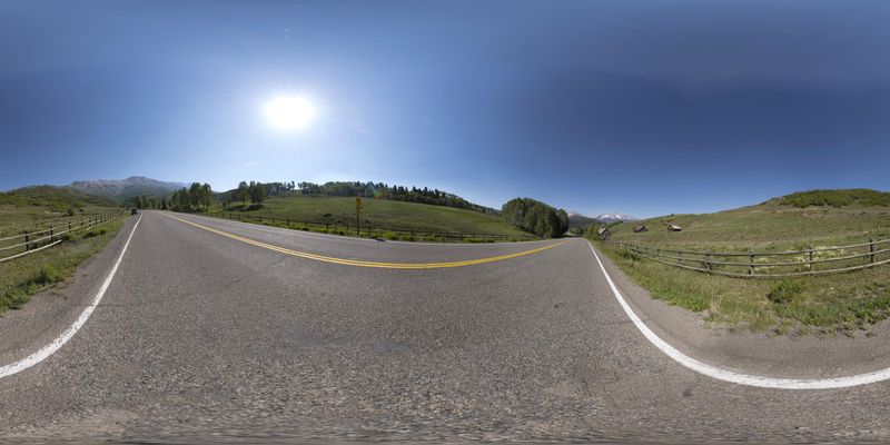 Scenic Drive on Last Dollar Road in Telluride, Colorado HDRi Maps and ...