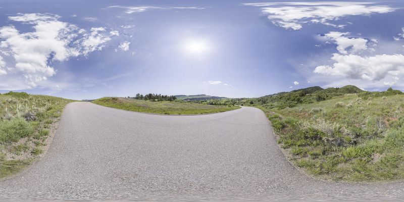 Scenic Road in Deer Creek Canyon Park, Colorado - HDRi Maps and Backplates