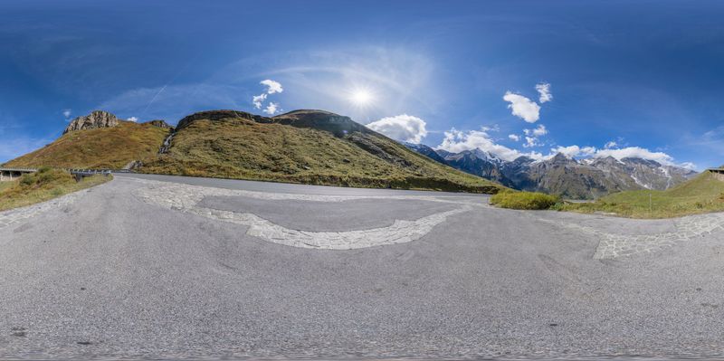 Austrian Roads in the Mountains HDRi Maps and Backplates