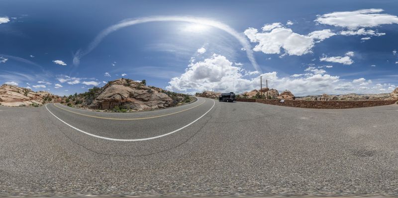 Road Trip in Utah: Exploring the Landscapes of the USA HDRi Maps and ...