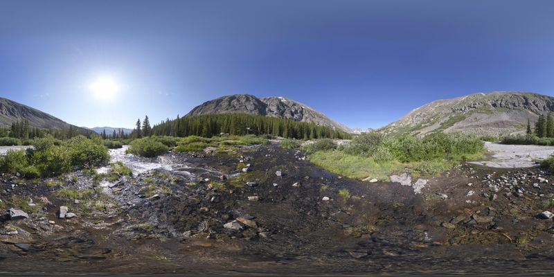 Scenic Landscape in Colorado, USA HDRi Maps and Backplates