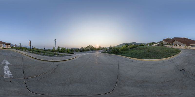 Dawn in Salt Lake City HDRi Maps and Backplates